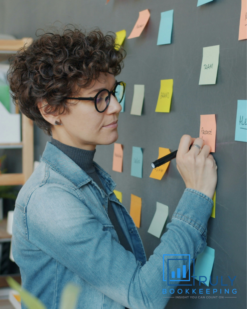 business owner reviewing financial reports for better decision making